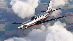 Black Square TBM 850 N755ZR with Custom Interior (Dynamic Registration) thumbnail 1