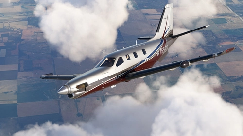 Black Square TBM 850 N755ZR with Custom Interior (Dynamic Registration)