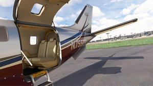 Black Square TBM 850 N755ZR with Custom Interior (Dynamic Registration) thumbnail 7