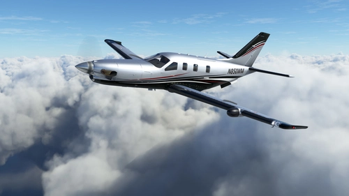 Black Square TBM 850 N850WM with Custom Interior (Dynamic Registration)