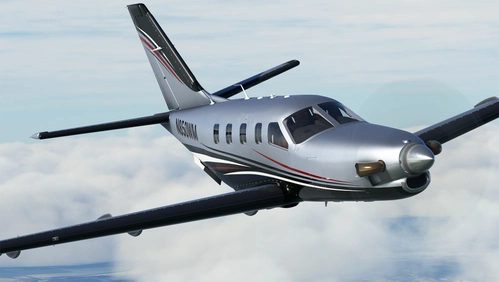 Black Square TBM 850 N850WM with Custom Interior (Dynamic Registration)