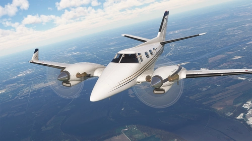 Black Square Turbine Duke - N22JY (Dynamic Registration)
