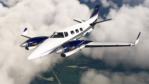 Black Square Turbine Duke - N640SC (Dynamic Registration) thumbnail 2