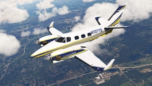 Black Square Turbine Duke - N707TS (Dynamic Registration) thumbnail 2