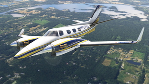 Black Square Turbine Duke - N707TS (Dynamic Registration) thumbnail 6