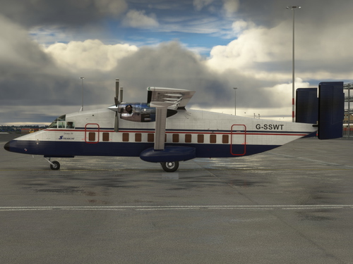 Blackbox Shorts 330 Streamline Aviation G-SSWT (CARGO)
