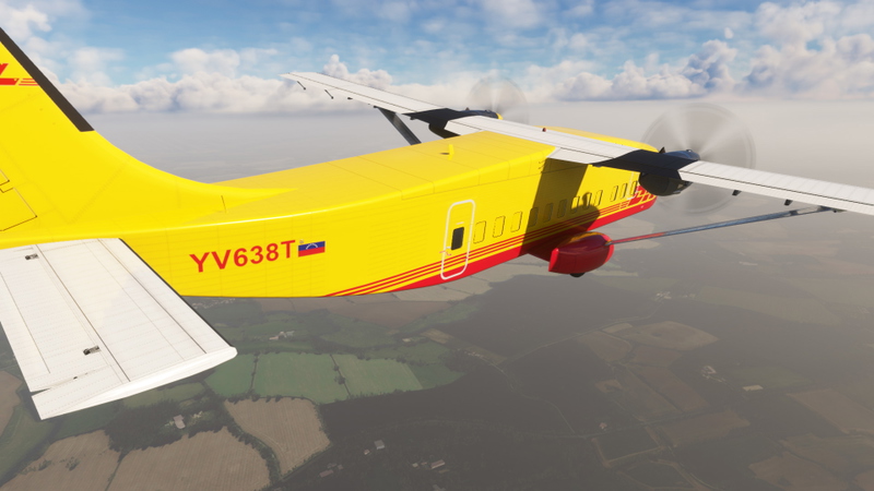 Blackbox Shorts 360 DHL (CARGO) for Microsoft Flight Simulator | MSFS