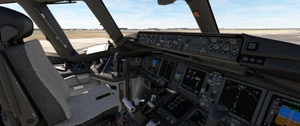 Black/Grey Cockpit for PMDG Boeing 777  thumbnail 3
