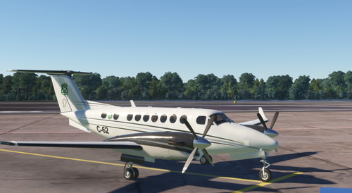 BlackSquare Beechcraft King Air 350i Carabineros de Chile (Fictional)