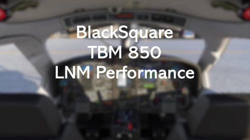 BlackSquare TBM 850 Little Navmap Performance