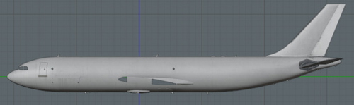 Blender Model INIBuilds A300 Freighter