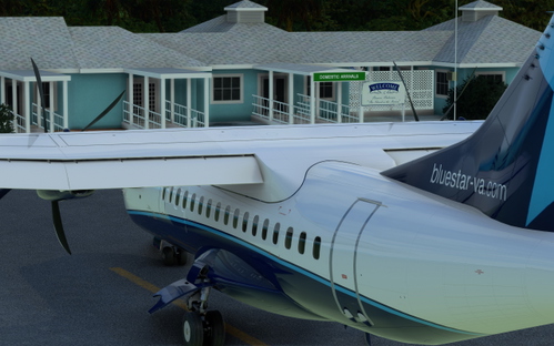 Bluestar Airlines ATR Livery