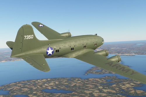 Boeing 307 Stratoliner / C-75 - USAF 7350 (Zuni) 