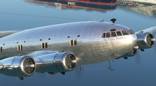 Boeing 307 „The Flying Penthouse“ (N19904), owned by Howard Hughes