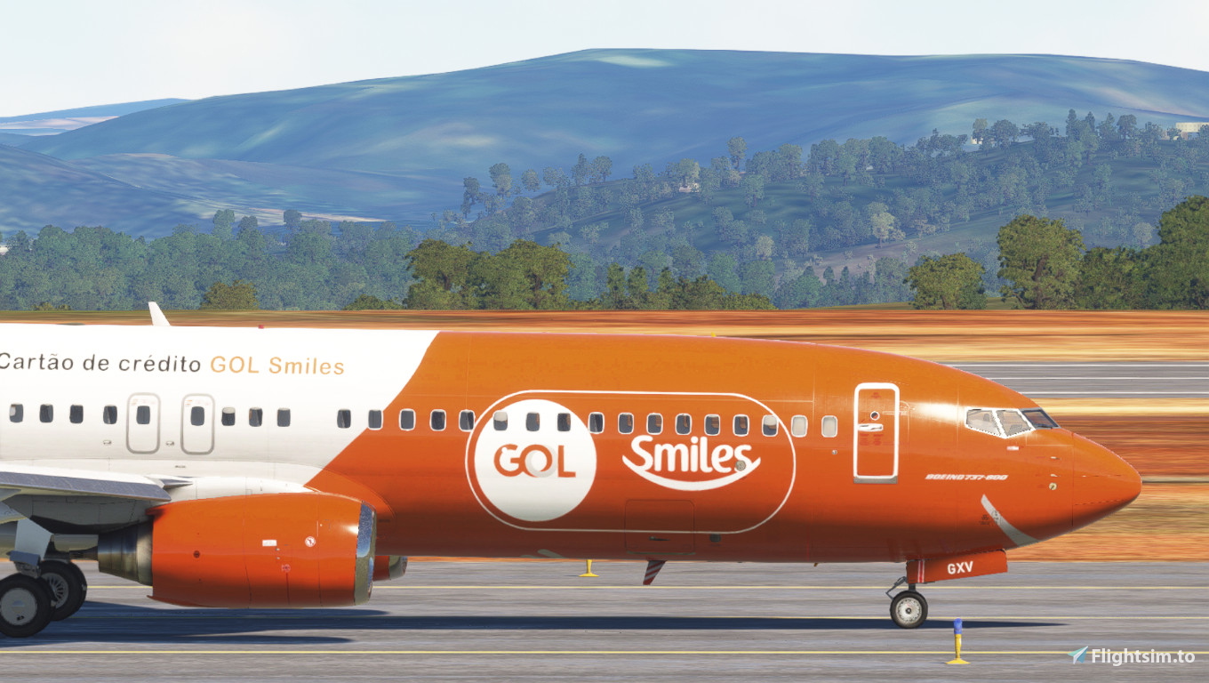 Boeing 737-800 PMDG Gol Linhas Aéreas New PR-GXV 2024 对于 Microsoft ...