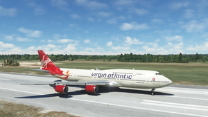 Boeing 747-8i Virgin Atlantic 21st Birthday thumbnail 1