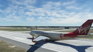 Boeing 747-8i Virgin Atlantic 21st Birthday thumbnail 3