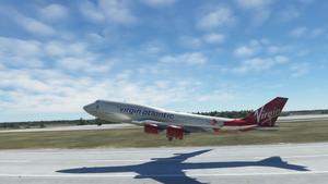 Boeing 747-8i Virgin Atlantic 21st Birthday thumbnail 4