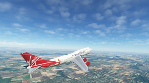 Boeing 747-8i Virgin Atlantic 21st Birthday thumbnail 7