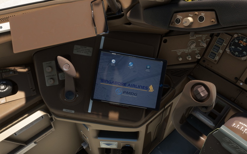 Boeing 777 Singapore Airlines EFB Custom Wallpaper