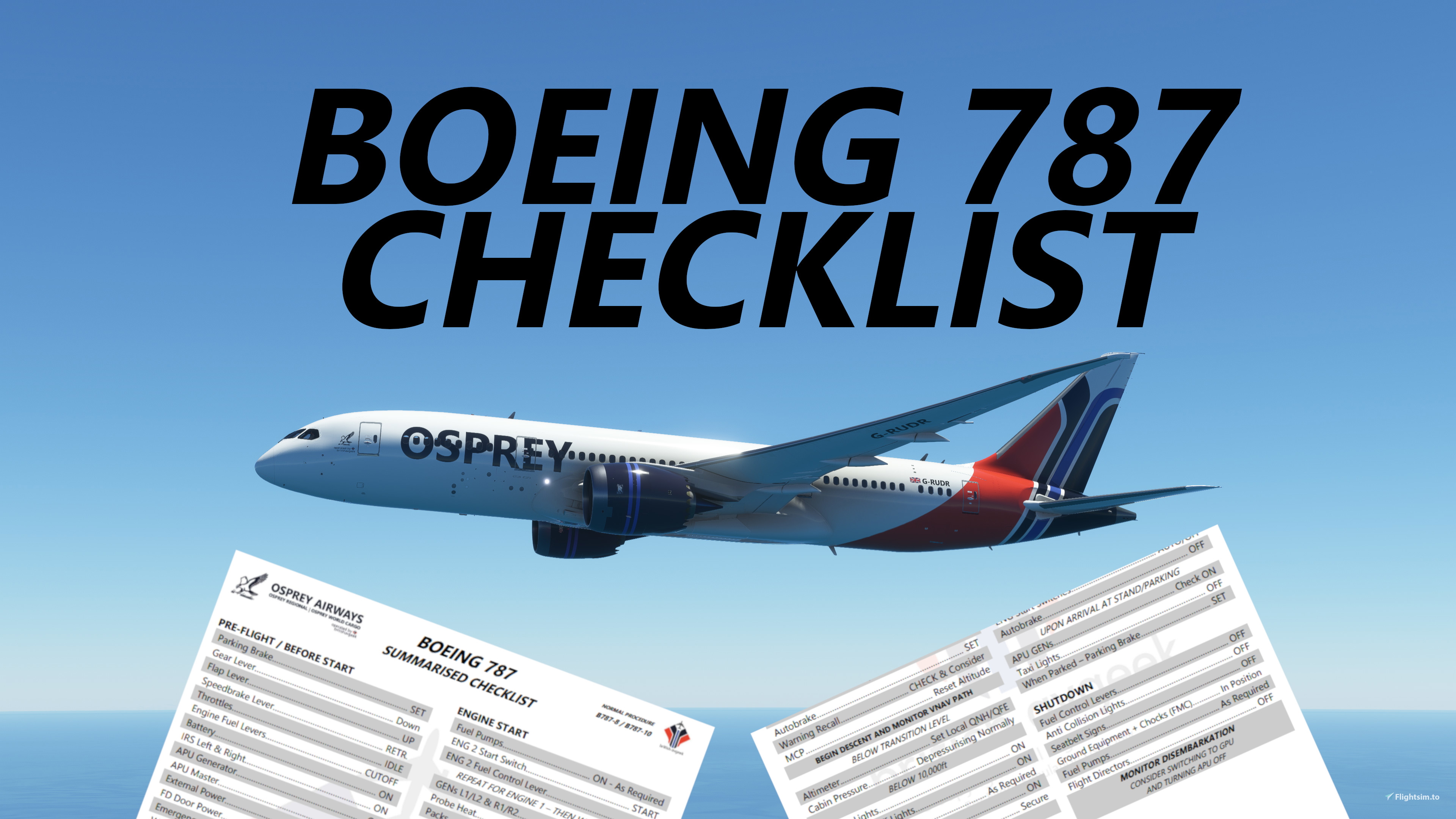 Boeing 787 Checklist - Image 1