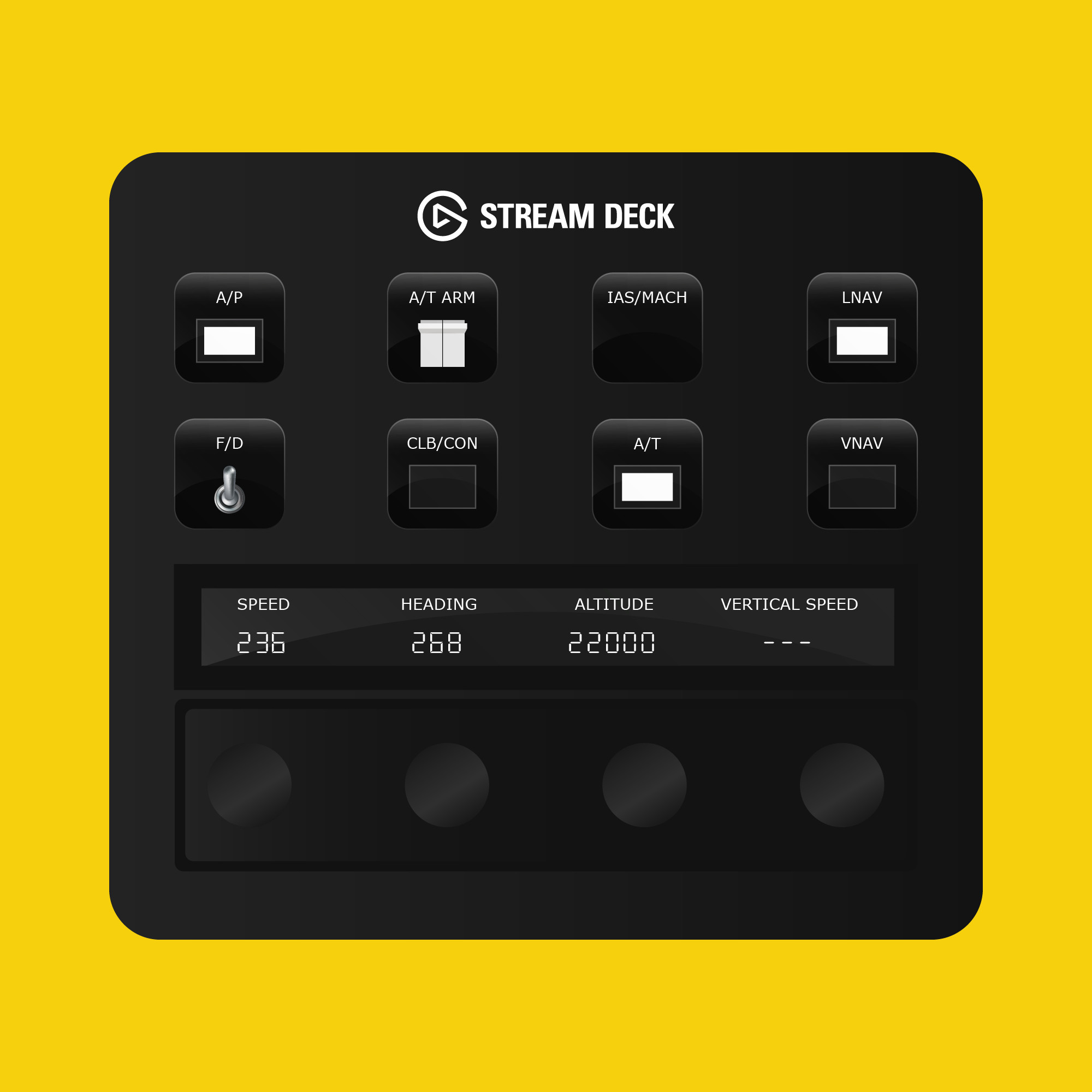 Boeing 787 Dreamliner Stream Deck + Autopilot Panel