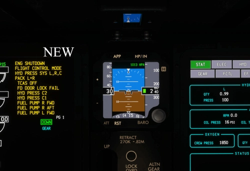 Boeing 787 Standby Instrements Improvement