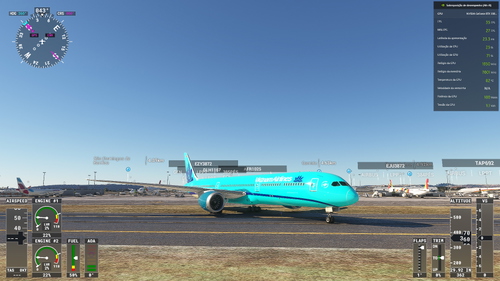 Boeing 787 Vietname Blue