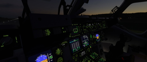 Boeing C-17 Cockpit Lime Emis