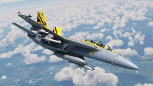Boeing F/A-18F Super Hornet RMAF 25th Anniversary Livery - "Pikachu"  thumbnail 2