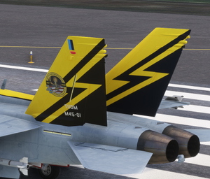 Boeing F/A-18F Super Hornet RMAF 25th Anniversary Livery - "Pikachu"  thumbnail 7
