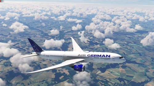 Boieng 787-9-Horisim_AIR GERMAN