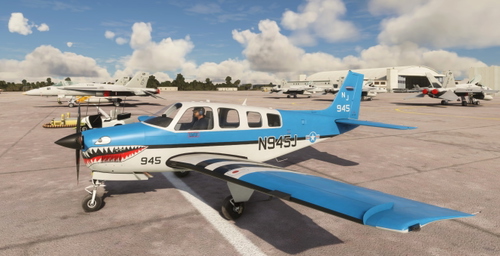 Bonanza N945J for Asobo/BlackSquare Models