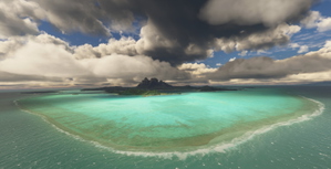 Bora Bora ( NTTB ) watermask enhancement (compatible MSFS 2020 & 2024) thumbnail 2