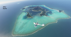 Bora Bora ( NTTB ) watermask enhancement (compatible MSFS 2020 & 2024) thumbnail 4