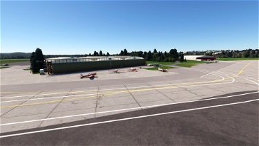 Filton Airfield (EGTG) in the 90's Microsoft Flight Simulator