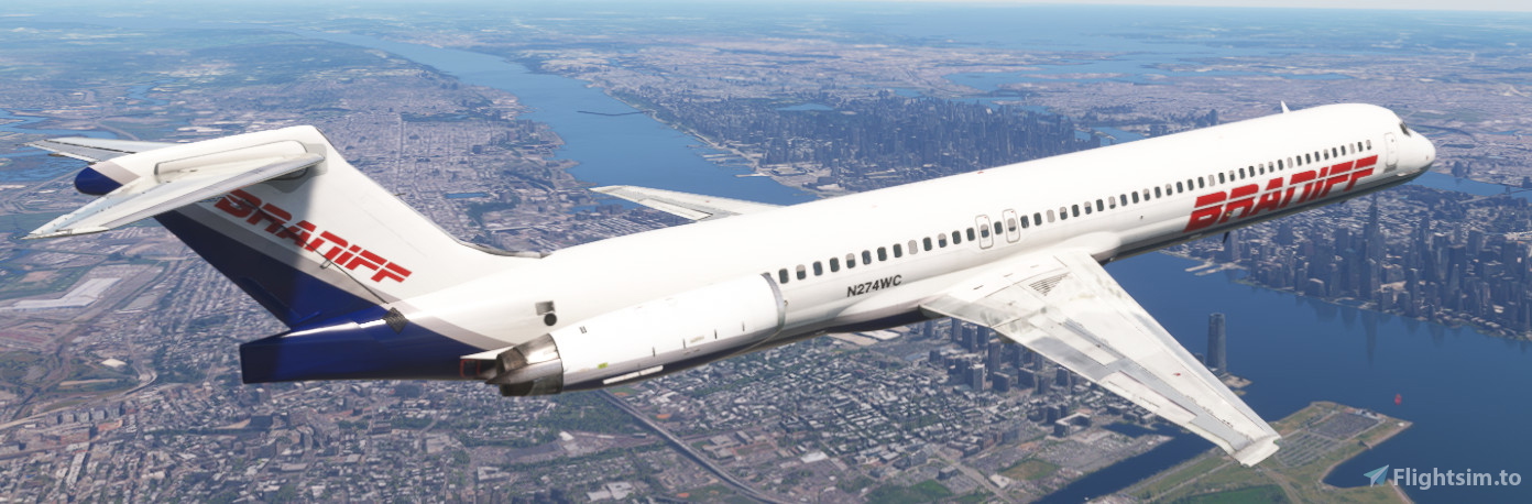 Braniff II N274WC MD-88 for Microsoft Flight Simulator | MSFS