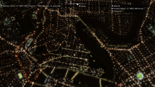 Brisbane downtown night enhancement