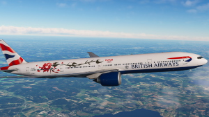 British Airways | G-YMML | PMDG B777-300ER | GREAT Festival of Creativity livery | Fictional | thumbnail 1