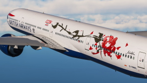 British Airways | G-YMML | PMDG B777-300ER | GREAT Festival of Creativity livery | Fictional | thumbnail 2