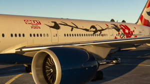 British Airways | G-YMML | PMDG B777-300ER | GREAT Festival of Creativity livery | Fictional | thumbnail 8