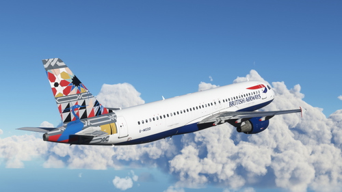 British Airways "Crossing Borders" (G-MEDD) - Fenix A320