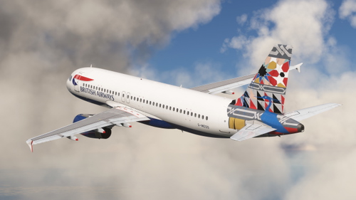 British Airways ("Crossing Borders", G-MEDD) - Fenix A320 (V2) (IAE)