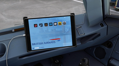 British Airways EFB Wallpaper | Fenix A320 Block 2