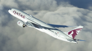 Qatar Airways [A7-BHE] Boeing 787-9 HorizonSim [8K+4K] thumbnail 2
