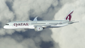 Qatar Airways [A7-BHE] Boeing 787-9 HorizonSim [8K+4K] thumbnail 4