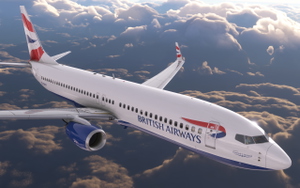 British Airways operated by Comair Boeing 737-800 PMDG BW ZS-ZWY thumbnail 6