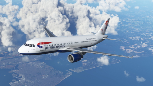 British Airways "Teaming up for Britain" (G-BUSC) - Fenix A320