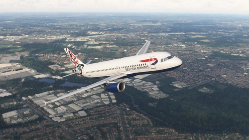 British Airways ("Whale Rider" / G-MEDA) - Fenix A320 (IAE) (V2)