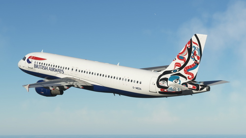 British Airways / BMA "Whale Rider" (G-MEDA) - Fenix A320